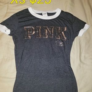 Vs pink bling shirt